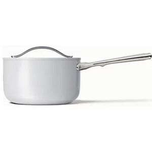 Caraway Nonstick Ceramic Sauce Pan with Lid (3 qt) | Gray